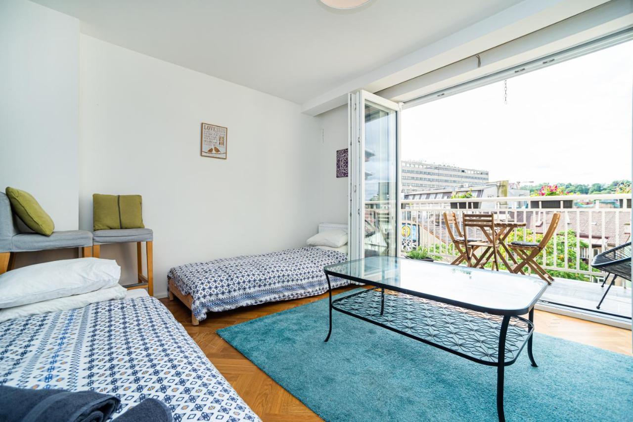 Central, Spacious, Modern 5 Bedrm Duplex W/Balcony Prag Eksteriør billede